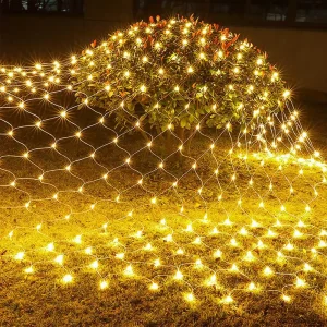 Net Light IP44 Outdoor Christmas Garden Decoration Lighting with 8 Lighting Modes Remote Control