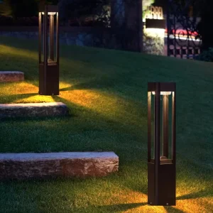 New Chinese Style Solar Lawn Lamp Outdoor Courtyard Light Plug-in Ground Light for Villa and Garden