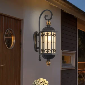 New Chinese style Outdoor Wall Lamp Waterproof LED Balcony Corridor Aisle Light Villa Park Exterior Wall Entrance Light