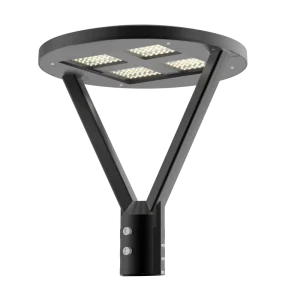 New Design 50W 100W 150W Aluminum Garden Light with IP65 Rating LED Top Post Light 150lm w Remote Control 5 Year Warranty