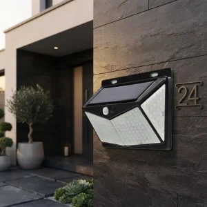 New Design Modern Waterproof Decor Solar Motion Lights Outdoor 10w Led Wall Light
