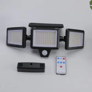 New Design Motion Sensor Solar Powered Security Lights for Courtyard