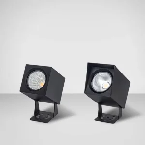 New Design Square Aluminum Adjustable Electric Outdoor Lawn Lamp Landscape Light Waterproof IP65 Led Garden Light Light Sensor