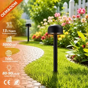 New Design Villa Home Courtyard Garden Aluminum Alloy IP65 Waterproof Landscape Lighting12W Outdoor Bollard LED Lawn Lights