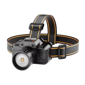 New Factory OEM Logo Small MOQ Bright Rechargeable Zoom LED Headlamp Hands Induction Head Lamp