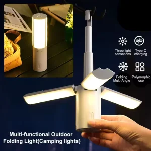New Outdoor Multi-Functional LED Camping Tent Lamp Folding Handheld Hanging Atmosphere Light