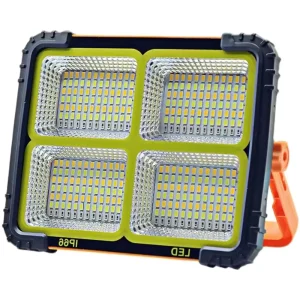 New Portable IP66 Waterproof Solar LED Flood Light Rechargeable Lantern Emergency Night Light Outdoor Camping Lights