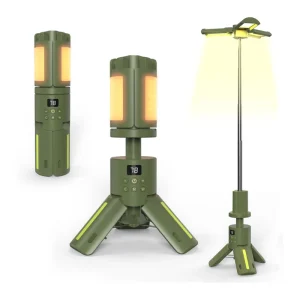 New Portable Outdoor Camping Lighting Battery Life Tent Light Multi functional Telescopic Emergency Camping Light
