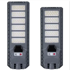 New Solar-Powered IP65 Waterproof Motion-Sensor LED Street Lamp for Outdoor Residential Use in Rural Areas