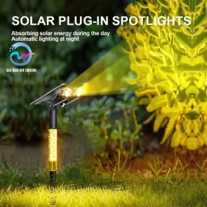 New Solar-Powered Tree Lighting Lawn Light Outdoor LED Garden Landscape Floor Lamp for Parks