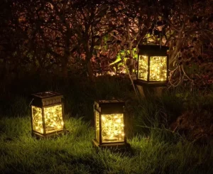 New Solar Star Palace Outdoor Camping Decoration Light Waterproof Courtyard Wall Light, Balcony Decoration Landscape Light