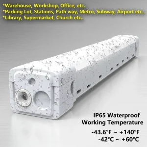 New Version 2ft(60cm) 25W Triproof LED Linear Light 150LM/W AC100-277V 5 Years Warranty CE RoHS IP65 Waterproof Ra85 Dimmable