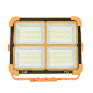 Newest Rechargeable Emergency Lighting Outdoor Camping Portable Lamp Waterproof Searchlight LED Solar Floodlight