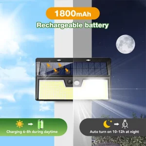 Night Guard ODM OEM IP65 Waterproof ABS 1watt Outdoor Garden Street Garage Smd2835 LED Solar Sensor Wall Light