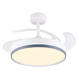 Nordic Chandelier LED Ceiling Fan with Light, Remote Control, Living Room and Dining Room