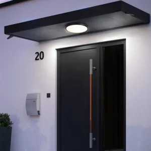 Nordic LED Outdoor Ceiling Light, Aluminum Die-Cast, Adjustable 2700-6500K Color Temperature, 50000-Hour Lifespan
