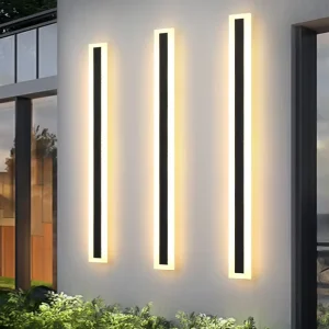 Nordic Linear 11W LED Outdoor Wall Light, 110/220V, IP65, Stainless Steel and Aluminum Alloy, High CRI 100