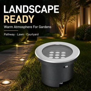 ODM OEM 24W Big Power Recessed Underground Light IP65 for Courtyard Flower Bed Accent Lighting