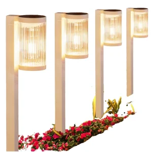 ODM Outdoor Solar LED Garden Lights IP65 Waterproof Decorative Ground Plug for Home Landscape Pathway Decor