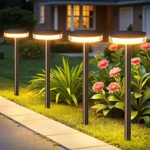 ODM Outdoor Waterproof LED Solar Garden Lights IP65 Rating for Pathway Patio Yard Decor Factory Customizable