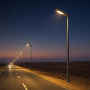OEM Custom LED Street Light Bridgelux 2835 All-In-One Outdoor Road Lamp Solar Street Light Source Factory