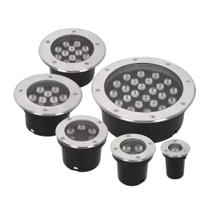 OEM LED Underground Lights 3W 6W 9W RGB IP67 Waterproof Outdoor Buried Garden Deck Terrace Recessed Spot In Ground Lighting