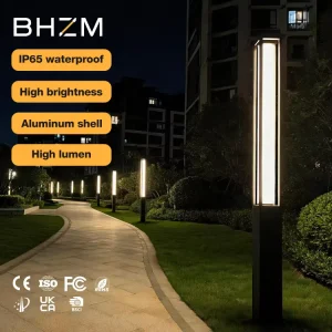 OEM Landscape Pathway Yard Walkway Outdoor Street Lights F014 Black Aluminum IP65 Rating Waterproof 30W LED Garden Lights