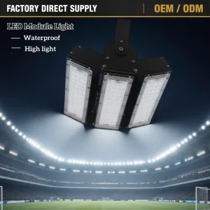 OEM ODM Factory Direct LED Flood Light Module IP65 10000lm 6000K Stadium Outdoor Lighting Aluminum Alloy 1-Year Warranty 60