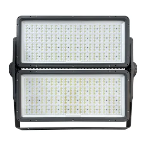 OEM ODM ISO CE IP66 400W 1800W 160lm W Multi Angle Self Cleaning LED Tunnel Lights Stadium Flood Light