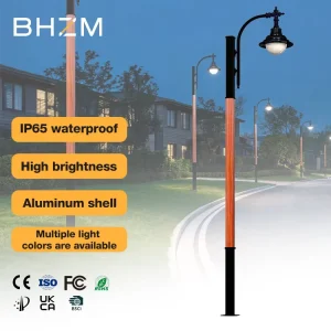 OEM Park Garden Decorative Street Lights 5 Year Warranty Period IP65 Waterproof Aluminum Material 30W Outdoor Road Lamps