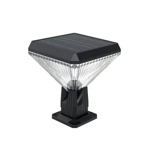 OEM Solar Pillar Light Landscape Light Aluminum Pathway Light 3 Color Temperature for Garden Yard Patio