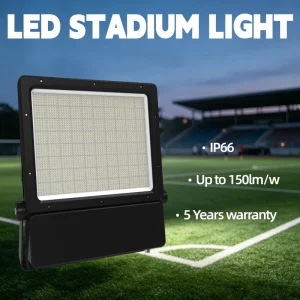 OUTLUX E001 TITAN 1000W IP66 Waterproof LED Stadium Flood Lights with 5 Year Warranty Multi Angle Beam Options