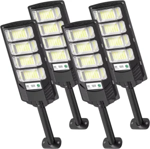 OVO 003 Super Bright High Power Outdoor Solar LED Flood Light Remote Control IP66 Wall Mount for Garden Yard Driveway Night