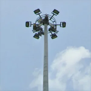 Observation Lighting Communication Tower Signal Transmission 5G 4G 3G Antenna Mast Tower for Road Lighting and Monitoring