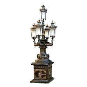 Oem Classical Luxury LED Warm White IP65 Decorative Cast Aluminum Garden Light for Outdoor Landscape Villa Pathway Park