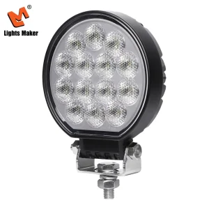 Offroad Driving Auxiliary Lamp 56W 4.6 Inch Round LED Work Light 5400LM Flood Beam Agricultural Tractor Construction 0705 4 56