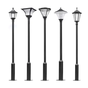 Old Community Renovation Outdoor Courtyard Lamp Park Street Lamp Villa Decoration LED Garden Landscape Light IP65 Motion Sensor