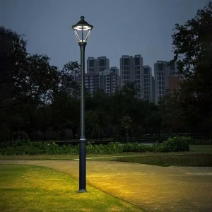 Only Light Head 3000K Warm White Street Post Light Custom Price IP65 Garden Villa Yard Courtyard LED Pole Light