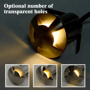 Outdoor 12V Waterproof IP67 LED Underground Step Light 1W 3W Inground Spotlight for Landscape