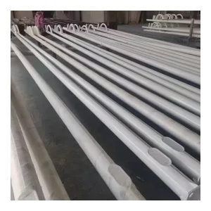 Outdoor 6M 12M Double and Single Arm Hot-Dip Galvanized Steel LED Street Light Poles