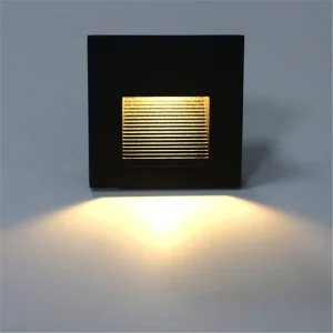 Outdoor 85-265V IP65 LED Step Light Waterproof Stair Light Wall Embedded Underground Lamp Light 3W