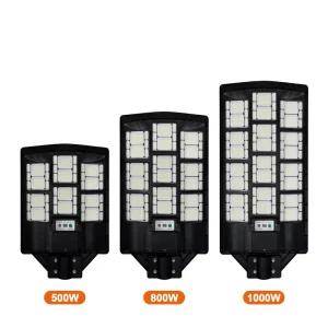 Outdoor ABS Waterproof Solar Integrated Light Control Radar Induction Street Light