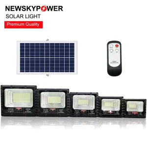 Outdoor Aluminum 25w 50w 100w 200w 300w 500W JD-8500L Solar Flood Light with Remote Control
