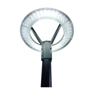 Outdoor Aluminum 90W LED Garden Pole Lights 5000K Daylight 180+ Beam Angle IP66 AC Dimmable 5-Year Warranty