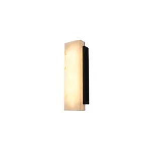 Outdoor Aluminum Imitated Marble Stone Waterproof LED Wall Sconces 3500K Warm White Light CRI 90 for Garden House Front Door