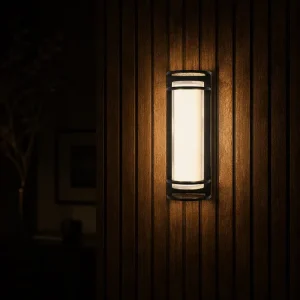 Outdoor Aluminum LED Bulkhead Wall Lamp, 30W