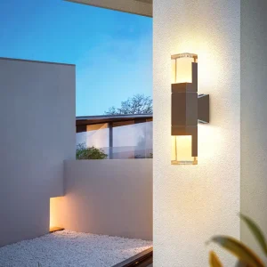 Outdoor Aluminum Wall Lamp Waterproof 3000K 180 Beam Modern Minimalist LED Wall Light for Villas Residential Complexes