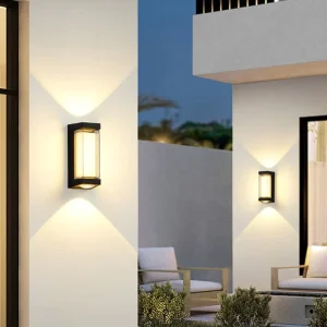 Outdoor Aluminum Waterproof IP65 LED Multi Sided Design Lighting for Corridor Staircase Courtyard Decorative Lamps