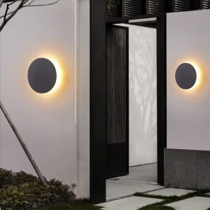Outdoor Aluminum Waterproof LED Corner Wall Lamp for Balconies Hotels and Villas High CRI 90 360-Degree Beam Angle 220V