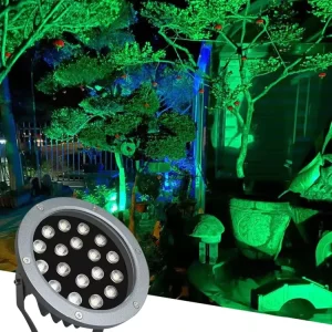 Outdoor Aluminum Waterproof LED Garden Floodlight IP65 Remote Control Lightweight 2 Year Warranty 120 Beam Angle High DC12V